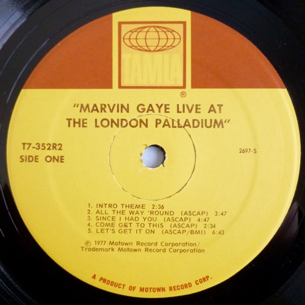 Marvin Gaye - Live At The London Palladium | Tamla (T7-352R2) - 4