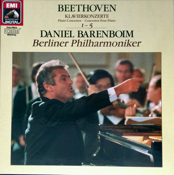 Ludwig van Beethoven , Daniel Barenboim , Berliner Philharmoniker - Klavierkonzerte = Piano Concertos = Concertos Pour Piano 1-5 | His Master's Voice Digital (27 0608 3)