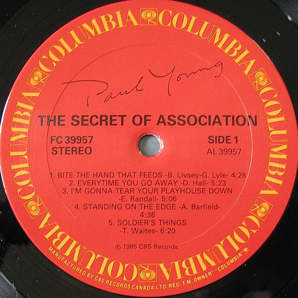 Paul Young - The Secret Of Association | Columbia (FC 39957) - 2 Paul Young - The Secret Of Association | Columbia (FC 39957) - 2