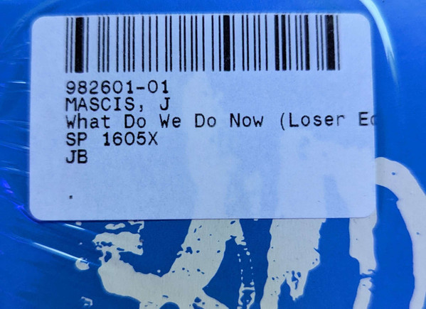 J Mascis - What Do We Do Now | Sub Pop (SP1605) - main