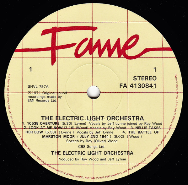 Electric Light Orchestra - The Electric Light Orchestra | Fame (FA 4130841) - 3