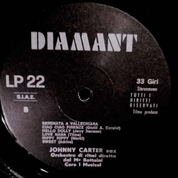 Johnny Carter - Johnny Carter Sax V. 2 | Diamant (LP 22) - 4