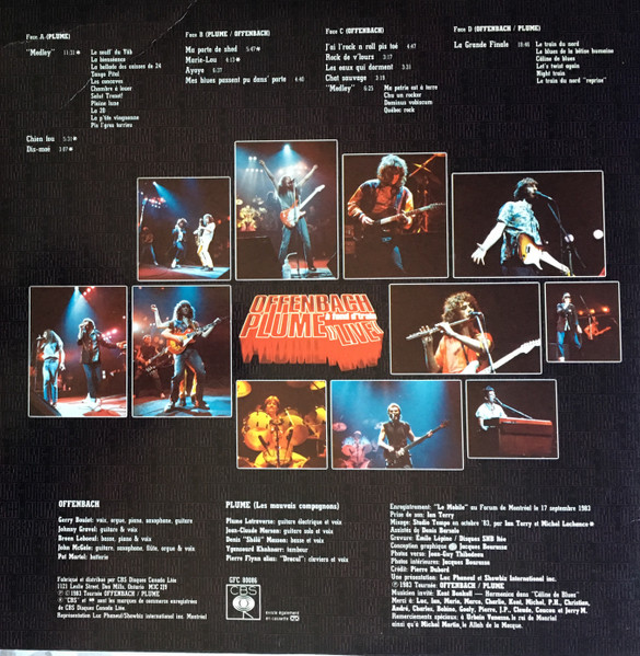 Offenbach / Plume Latraverse - À Fond D'Train "Live" | CBS (GFC 80086) - 2 Offenbach / Plume Latraverse - À Fond D'Train "Live" | CBS (GFC 80086) - 2