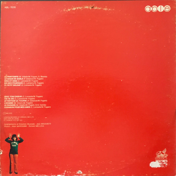 Michel Fugain Et Le Big Bazar - Numero 4 [Vinyl] | Able (ABL-7030) - 3