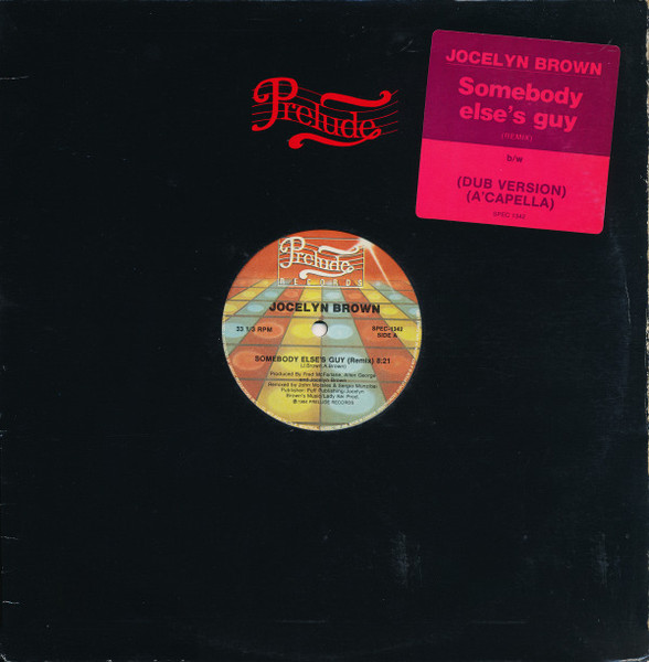 Jocelyn Brown - Somebody Else's Guy | Prelude Records (SPEC-1342) - main Jocelyn Brown - Somebody Else's Guy | Prelude Records (SPEC-1342) - main