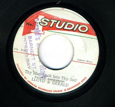 Lloyd & Gerald / Roland Alphonso & The Soul Brothers - Thy Man Look Into Thy Self / Something Special | Studio One (SO. 3157) - 2 Lloyd & Gerald / Roland Alphonso & The Soul Brothers - Thy Man Look Into Thy Self / Something Special | Studio One (SO. 3157) - 2