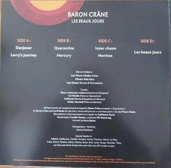 Baron Crâne - Les Beaux Jours | Mrs Red Sound (MRS012) - 2 Baron Crâne - Les Beaux Jours | Mrs Red Sound (MRS012) - 2