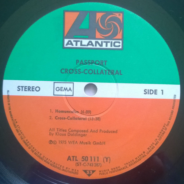 Passport - Cross-Collateral | Atlantic (ATL 50 111) - 2