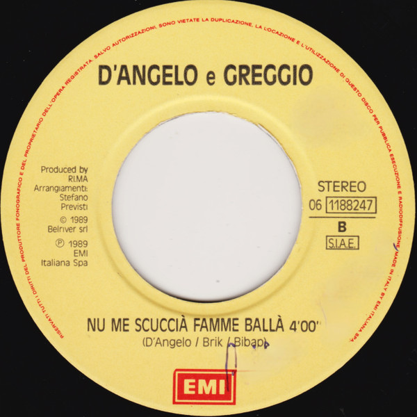 Gianfranco D'Angelo E Ezio Greggio - Vieni A Bere Un Bicchiere À La Maison | EMI (06 1188247) - 4 Gianfranco D'Angelo E Ezio Greggio - Vieni A Bere Un Bicchiere À La Maison | EMI (06 1188247) - 4