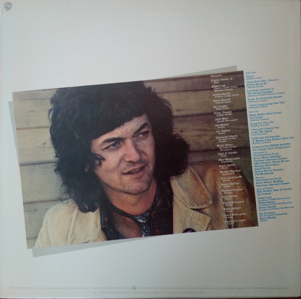 Rodney Crowell - Ain't Living Long Like This | Warner Bros. Records (BSK 3228) - 2