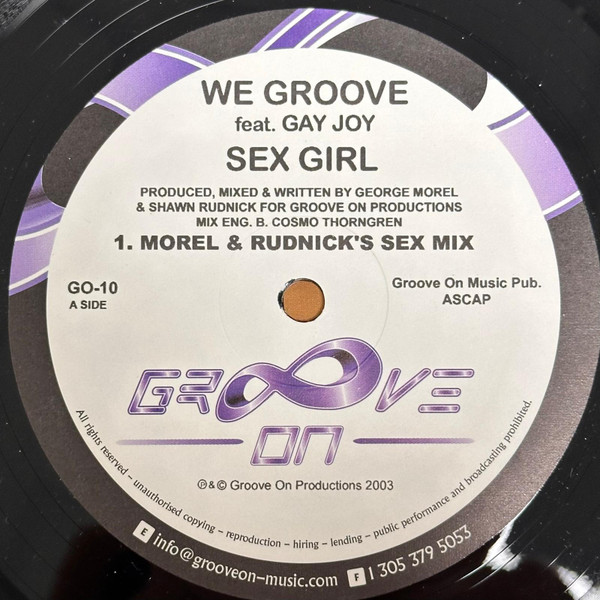 We-Groove Feat. Gay Joy - Sex Girl | Groove On (GO-10) - 3