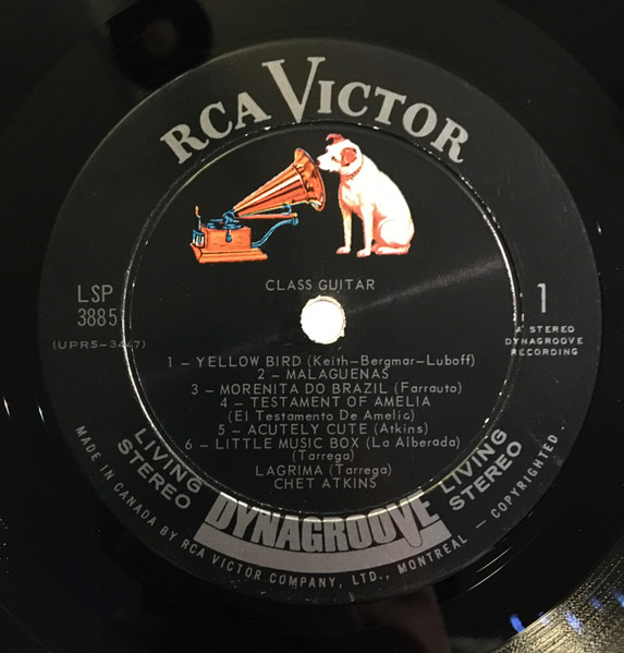 Chet Atkins - Class Guitar [Vinyl] | RCA Victor (LSP 3885) - 3
