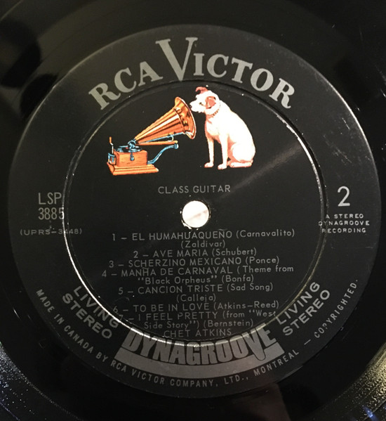 Chet Atkins - Class Guitar [Vinyl] | RCA Victor (LSP 3885) - 4
