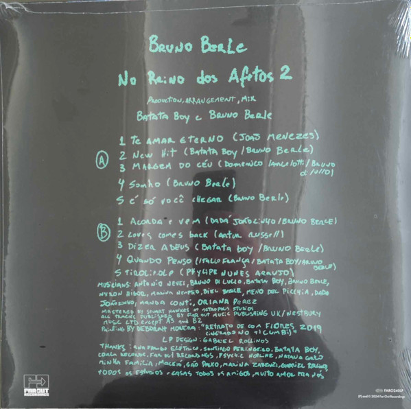 Bruno Berle - No Reino Dos Afetos 2 | Far Out Recordings (FARO240LP) - 2 Bruno Berle - No Reino Dos Afetos 2 | Far Out Recordings (FARO240LP) - 2