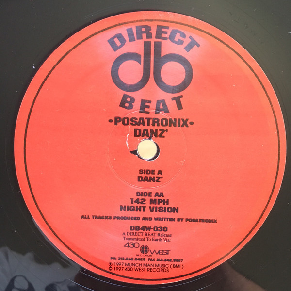 Posatronix - Danz' / 142 MPH / Night Vision | Direct Beat (DB4W-030)
