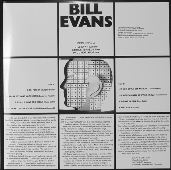 The Bill Evans Trio - Moon Beams | DOL (DOL877HG) - 2