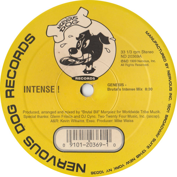 Intense - Genesis | Nervous Dog Records (ND 20369)