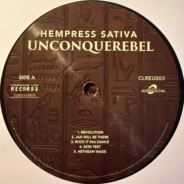 Hempress Sativa - Unconquerebel | Conquering Lion Records (CLREU003) - 2