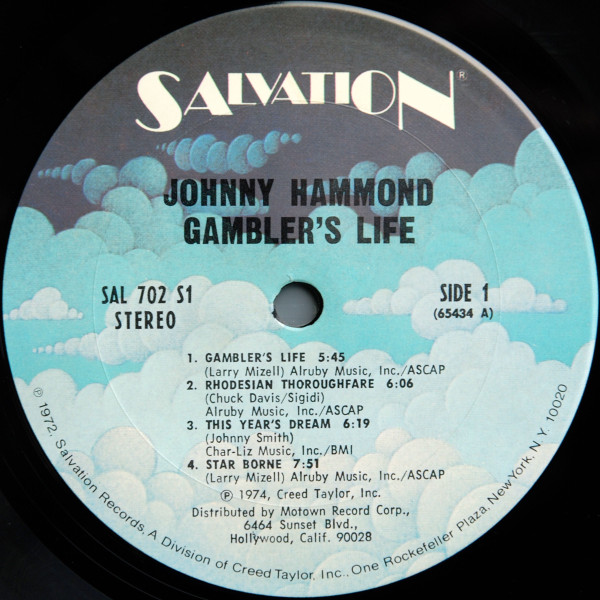 Johnny Hammond - Gambler's Life | Salvation (SAL 702 S1) - 2 Johnny Hammond - Gambler's Life | Salvation (SAL 702 S1) - 2
