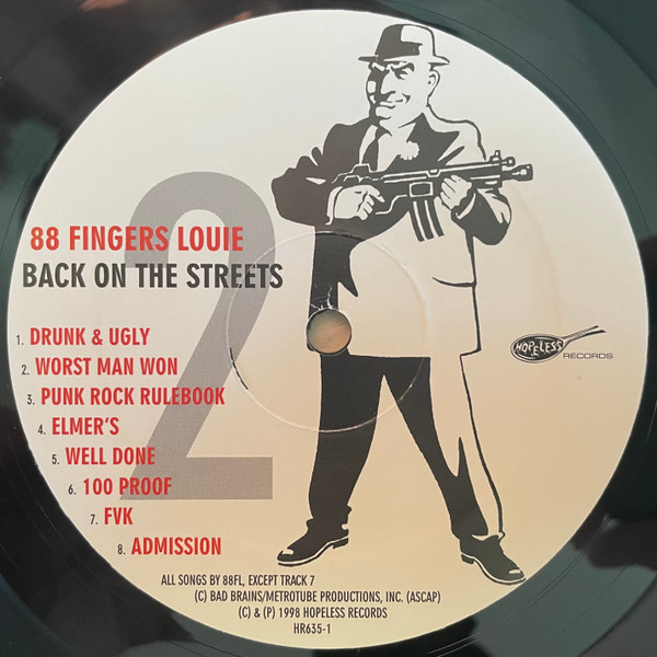 88 Fingers Louie - Back On The Streets - Vinilo | Hopeless Records (HR635-1) - 4
