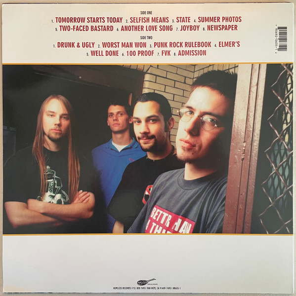 88 Fingers Louie - Back On The Streets - Vinilo | Hopeless Records (HR635-1) - 2