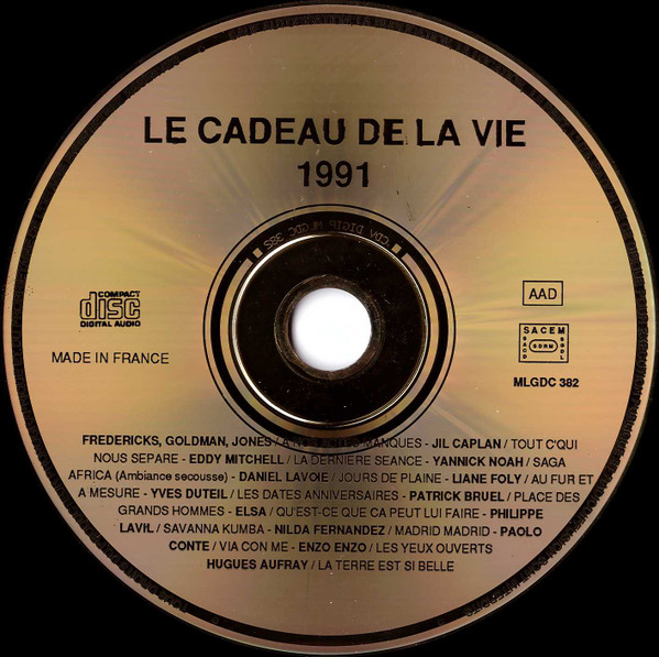 Various - Le Cadeau De La Vie 1991 | EMI (MLGD 382) - 3