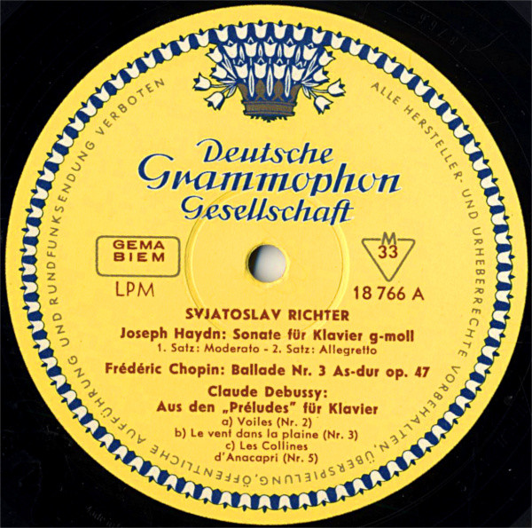 Sviatoslav Richter - Sviatoslav Richter | Deutsche Grammophon (LPM 18 766) - 3