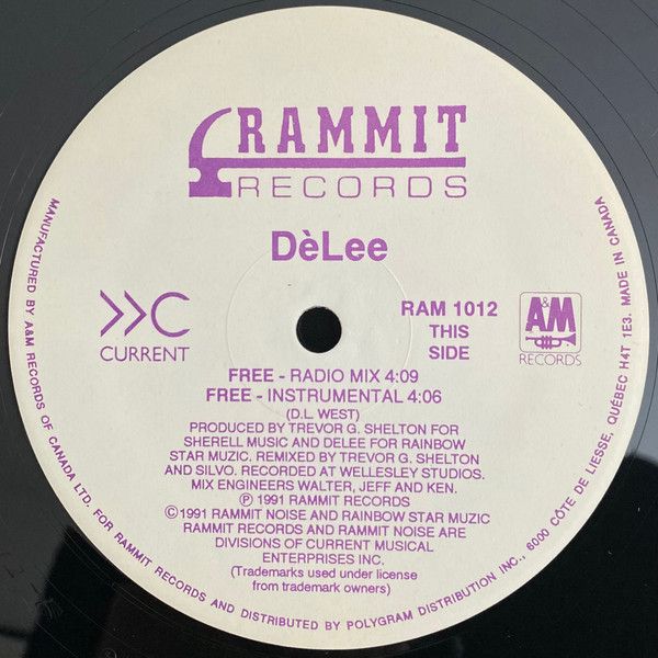 De Lee - Free | Rammit Records (RAM 1012)