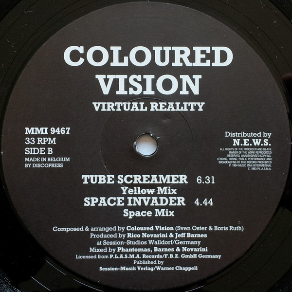Coloured Vision - Virtual Reality | Music Man Records (MMI 9467) - 2 Coloured Vision - Virtual Reality | Music Man Records (MMI 9467) - 2