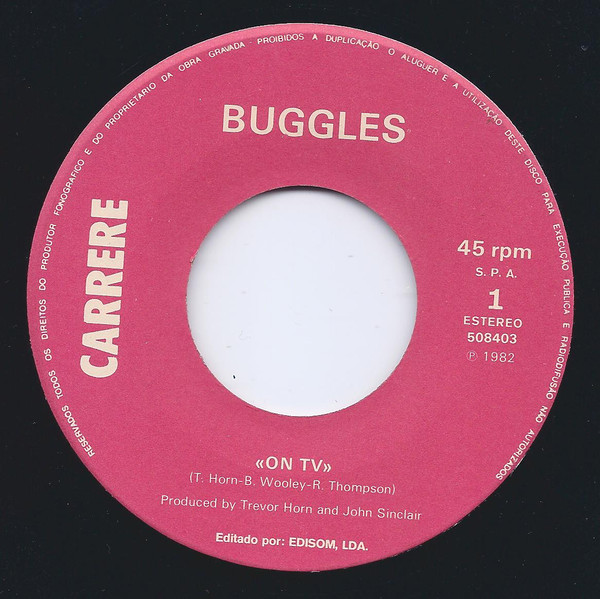 The Buggles - On T. V. | Carrere (508403) - 3
