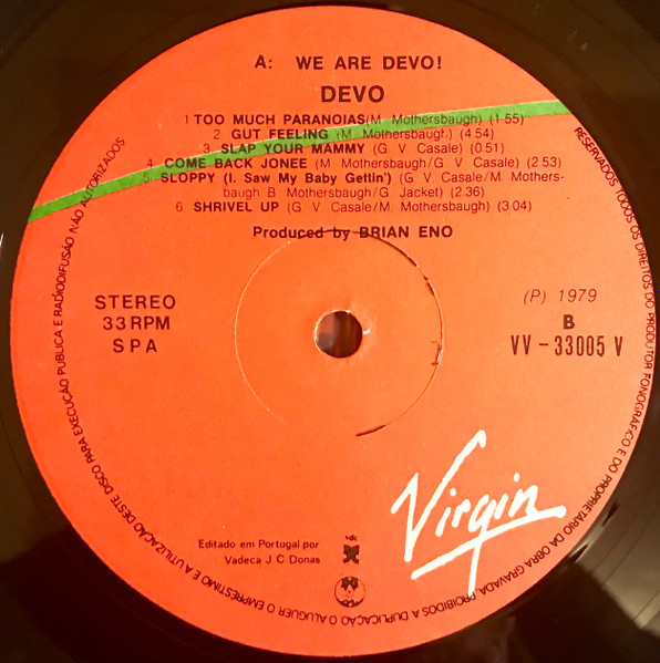 Devo - Q: Are We Not Men? A: We Are Devo! | Virgin (VV33005V) - 4