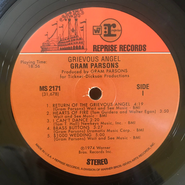 Gram Parsons - Grievous Angel | Reprise Records (MS 2171) - 3
