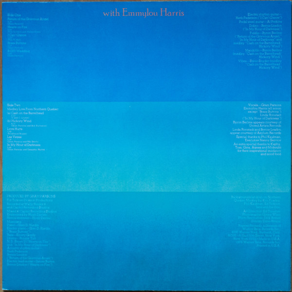 Gram Parsons - Grievous Angel | Reprise Records (MS 2171) - 2