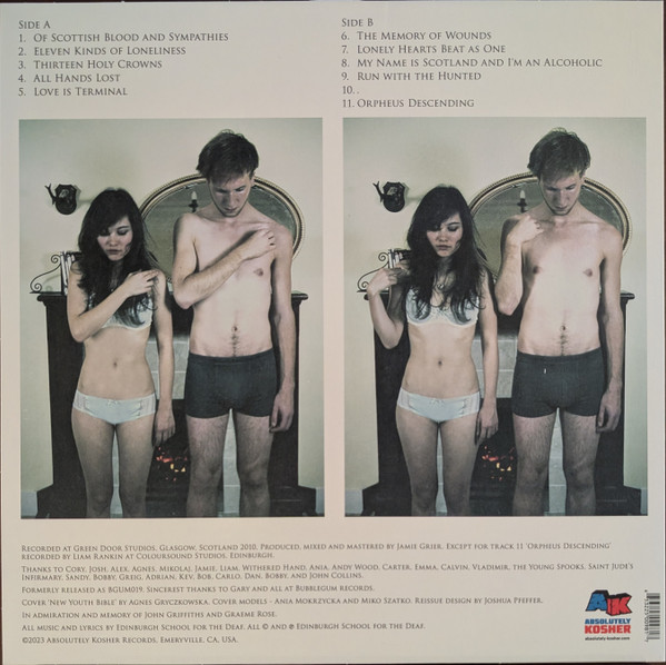 Edinburgh School For The Deaf - New Youth Bible | Absolutely Kosher Records (AK098) - 2 Edinburgh School For The Deaf - New Youth Bible | Absolutely Kosher Records (AK098) - 2