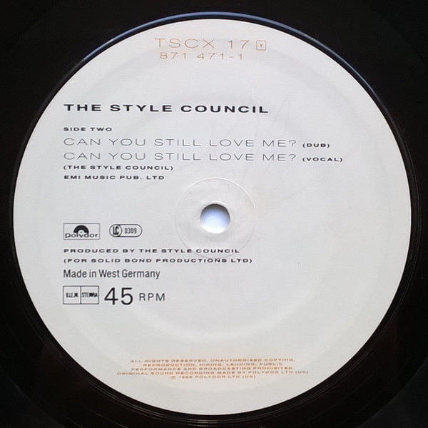 The Style Council - Promised Land | Polydor (TSCX 17) - 3