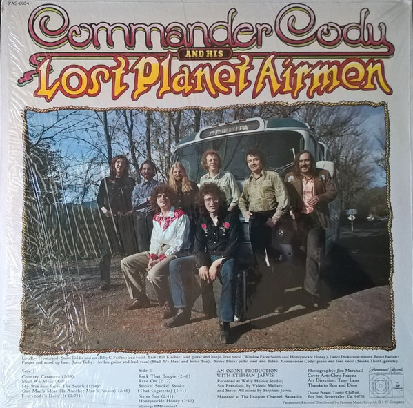 Commander Cody And His Lost Planet Airmen - Country Casanova | Paramount Records (PAS-6054) - 2 Commander Cody And His Lost Planet Airmen - Country Casanova | Paramount Records (PAS-6054) - 2