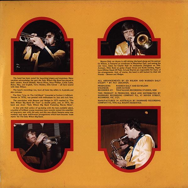 Daly-Wilson Big Band - In Australia '77 | Hammard (HAM 014) - 3 Daly-Wilson Big Band - In Australia '77 | Hammard (HAM 014) - 3