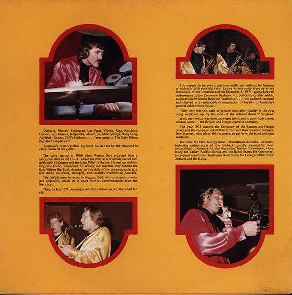 Daly-Wilson Big Band - In Australia '77 | Hammard (HAM 014) - 2 Daly-Wilson Big Band - In Australia '77 | Hammard (HAM 014) - 2