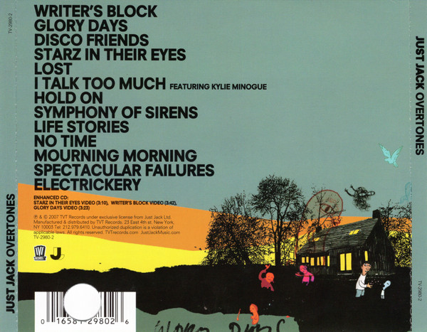 Just Jack - Overtones | TVT Records (TV-2980-2) - 2 Just Jack - Overtones | TVT Records (TV-2980-2) - 2