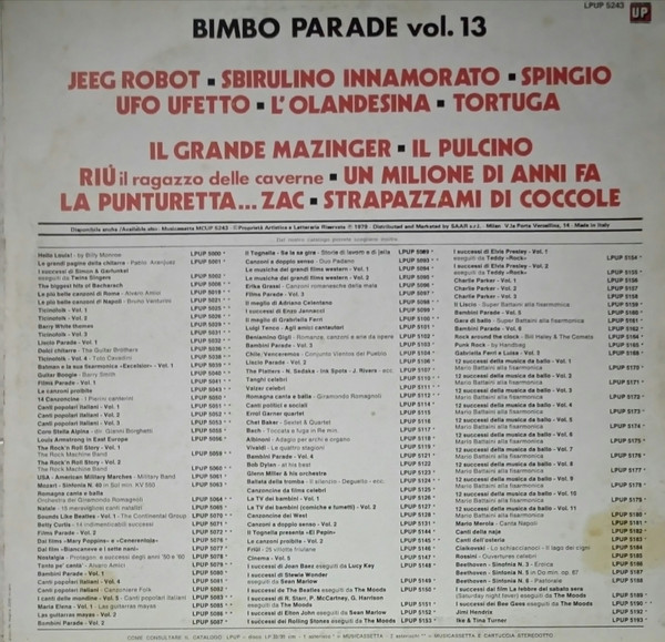 Various - Bimbo Parade Vol. 13 | Up (LPUP 5243) - 2