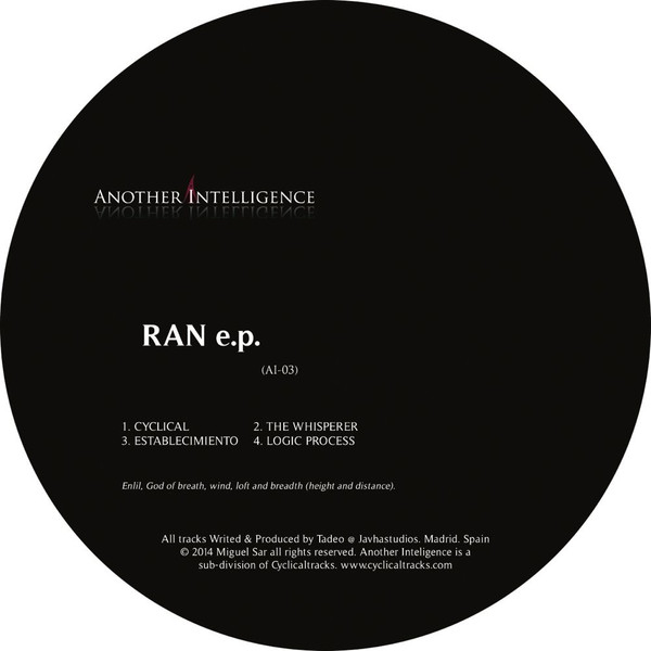 Tadeo - Ran EP | Another Intelligence (AI-03) - main