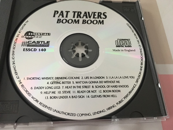 Pat Travers - Boom Boom | Essential! Records (ESSCD 140) - 4