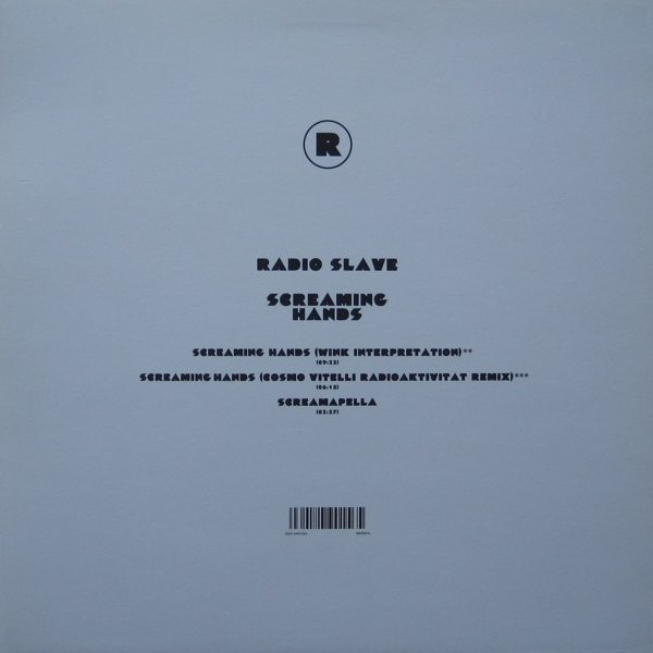 Radio Slave - Screaming Hands | REKIDS (REKIDS016) - 2