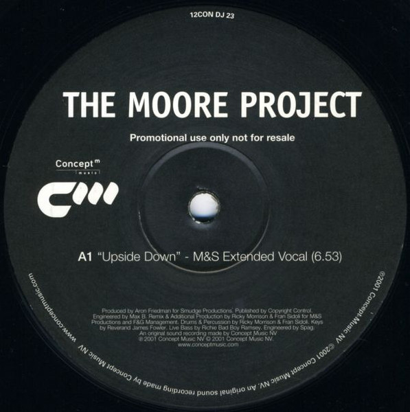The Moore Project - Upside Down | Concept Music (12CON DJ 23) - main