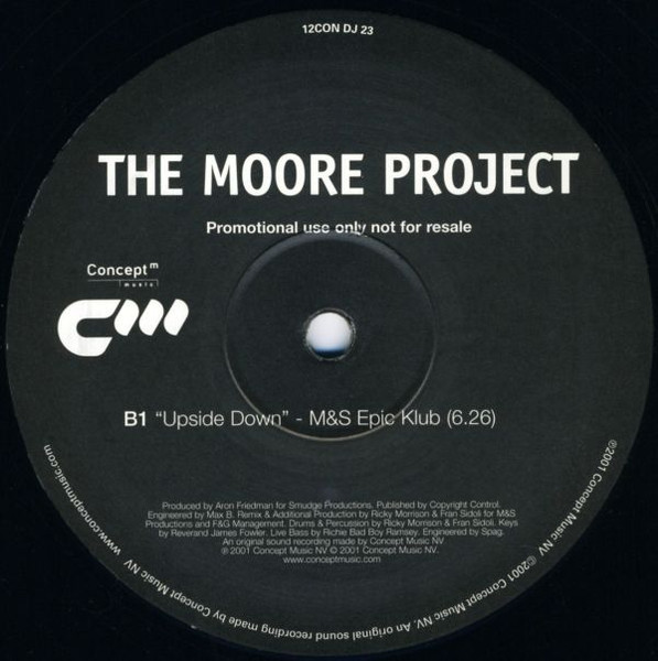 The Moore Project - Upside Down | Concept Music (12CON DJ 23) - 2