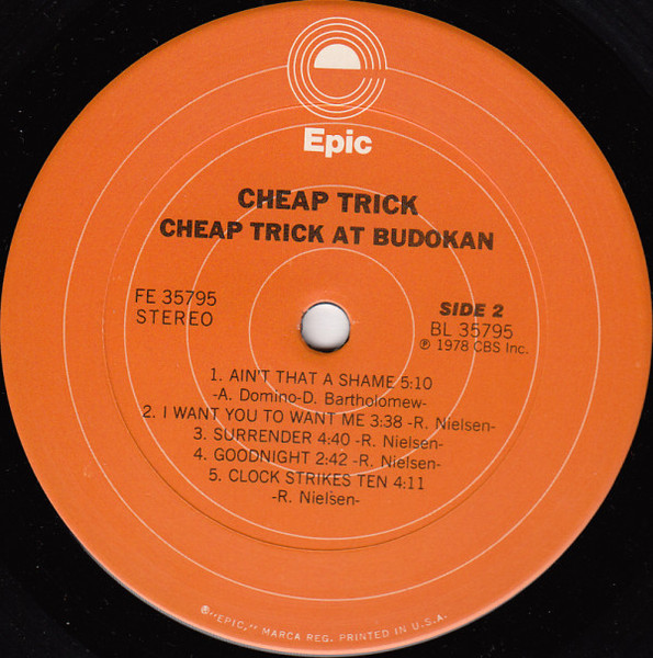 Cheap Trick - Cheap Trick At Budokan | Epic (FE 35795) - 4