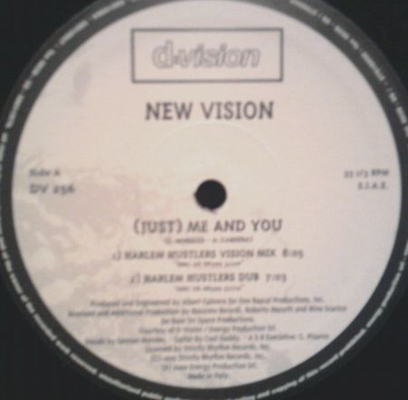 New Vision - (Just) Me And You | D:vision Records (DV 256)