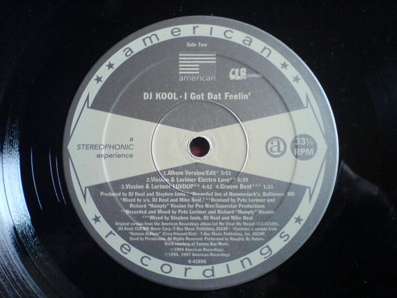 DJ Kool - I Got Dat Feelin' (Remix) | American Recordings (0-43896) - 2