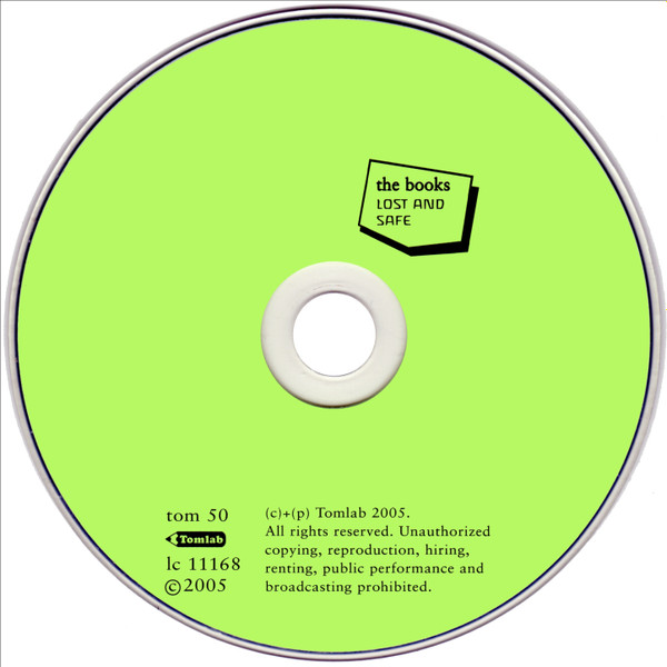 The Books - Lost And Safe | Tomlab (tom 50) - 3