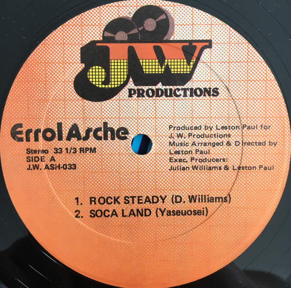 Errol Asche - Coming On Strong | JW Productions (J.W. ASH-033) - 3